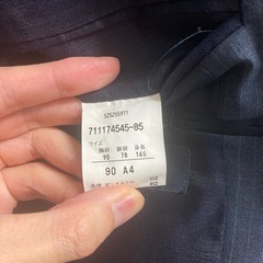 スーツ　サイズ:A4 ほぼ新品！の画像