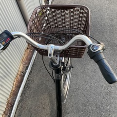 744  パナソニック新機種電動アシスト自転車viviTX26インチブラックボディーの画像