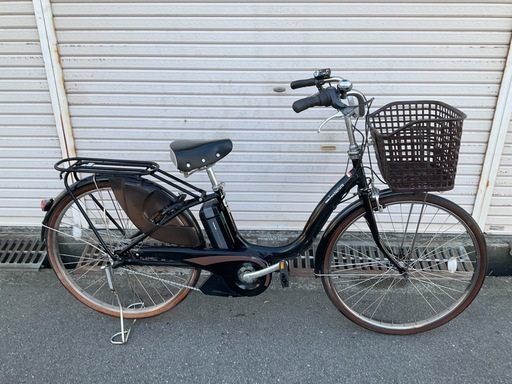 745  ヤマハ新機種電動アシスト自転車pasnatura26インチブラックアルミボディーま