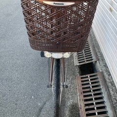 746  パナソニック新機種電動アシスト自転車viviTX26インチブラウンボディーの画像