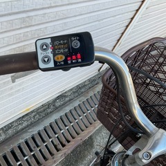746  パナソニック新機種電動アシスト自転車viviTX26インチブラウンボディーの画像