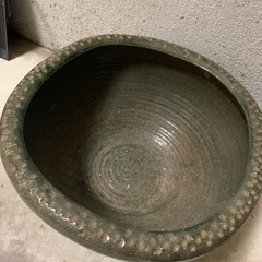 ❤️最終断捨離早い者勝ち❤️陶器製　メダカ鉢　金魚鉢　水槽　鉢植え色々使えます　未使用自宅保管品の画像