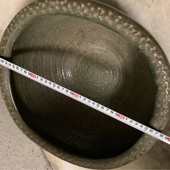 ❤️最終断捨離早い者勝ち❤️陶器製　メダカ鉢　金魚鉢　水槽　鉢植え色々使えます　未使用自宅保管品の画像