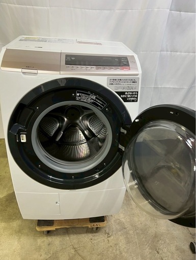 【成約済み】【6ヶ月保証】【分解清掃済み】日立ドラム式洗濯機BD-SV110CR洗濯11kg乾燥6kg