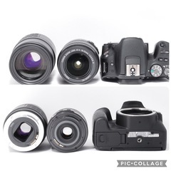 美品✨初心者おすすめ✨Wi-Fi転送✨Canon EOS kiss X9 望遠レンズ ダブルズームセットの画像