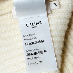 【美品】CELINE セリーヌ ニット帽 ビーニー の画像