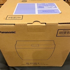 【新品未開封】Panasonic ビストロ SR-X910D-K 可変圧力IHジャー炊飯器 5.5合 ブラック 最新モデルの画像