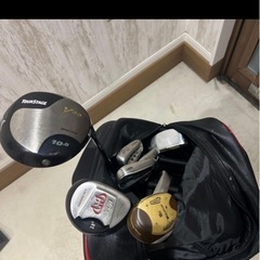 le coq sportif ゴルフバッグ 赤黒の画像