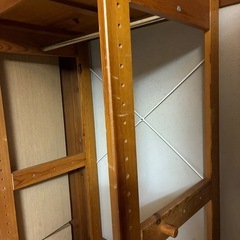 木製　棚の画像