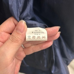 ダッフルコート ダークネイビー セミロングコート フリーサイズの画像