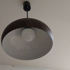 照明器具　木目調・LED電球付きの画像
