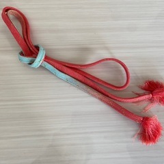 帯締め　成人式　着物　正絹の画像