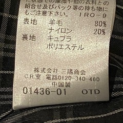 BURBERRY BLACK LABEL ネイビー　size Lの画像