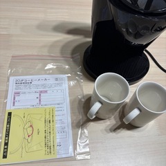 2CUPコーヒーメーカー　ERETTO  1回のみ使用 の画像