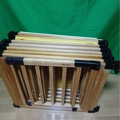 木のミュージカルキッズランドDX 　トイパネル付　ベビーサークルの画像