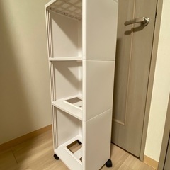 分別ゴミ箱 43L 【縦型3段・キャスター付き】の画像