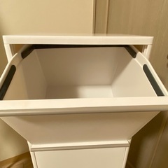 分別ゴミ箱 43L 【縦型3段・キャスター付き】の画像