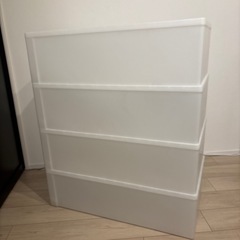［取引中]4段衣装ケースの画像