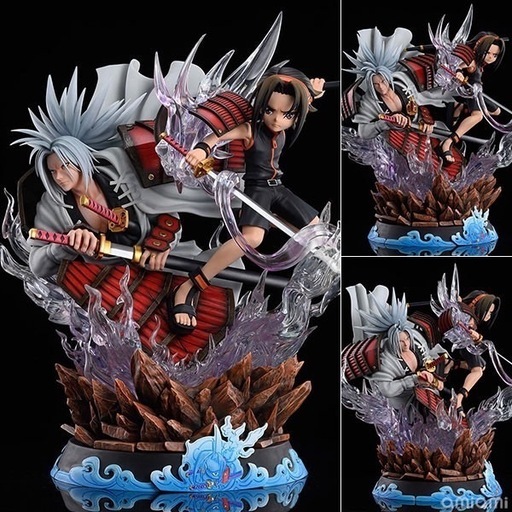 フィギュア 麻倉葉＆阿弥陀丸 「シャーマンキング」 ワンダースタチュー