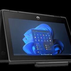 【３台おまとめＢセット：子供用ノートPC】①HP 15.6インチ（ホワイト）②HP 2in1 11.6インチ（ブラック）③DOOGEE U10 タブレット 10.1インチ（グリーン）の画像