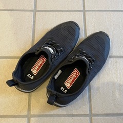 Coleman スニーカー　ブラック 21.0cmの画像