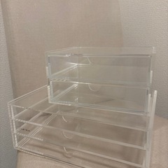 無印良品   透明アクリルケース 引き出しの画像