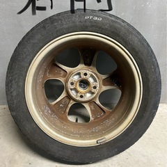 【12月中・引取限定】14インチ ホイールセット DT30タイヤ他4本セットの画像