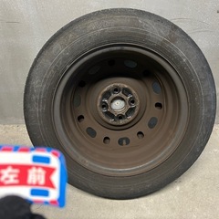 【12月中・引取限定】14インチ ホイールセット DT30タイヤ他4本セットの画像