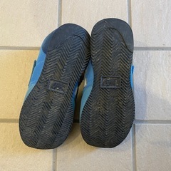 New Balance スニーカー 青の画像