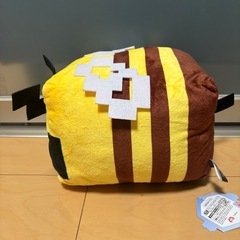 タグ付き◆マインクラフトハチぬいぐるみの画像