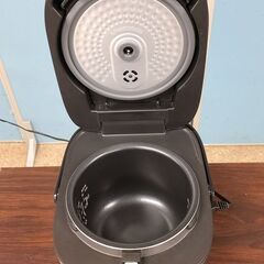 山善 IH炊飯ジャー 2024年製 YJK-E051(B) 3合炊き 黒-ブラックの画像