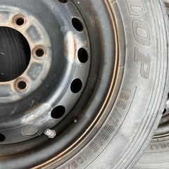 タイヤ、ホイール　6穴　4本セットの画像