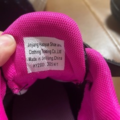 女児 シューズ 20cm 試し履きのみの画像