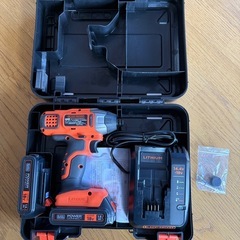 BLACK+DECKER  ドリルドライバー　18Vの画像