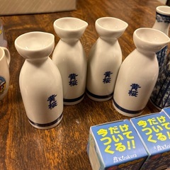 徳利、お猪口　セット　冷グラスおまけの画像