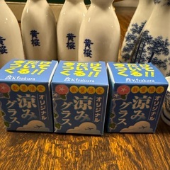 徳利、お猪口　セット　冷グラスおまけの画像