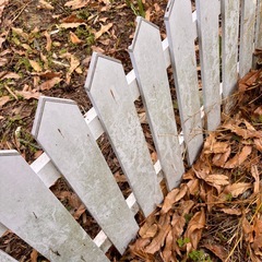 ガーデニングの柵　現状お渡しの画像