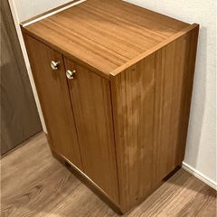 中古品！収納棚 / キャビネット（2ドア・棚板2段）の画像