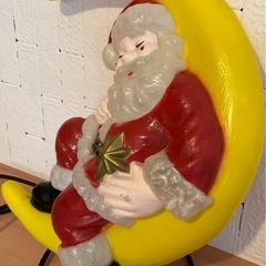 クリスマスのサンタさんの電飾の画像