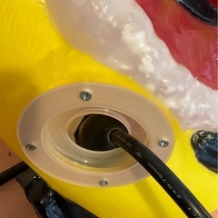 クリスマスのサンタさんの電飾の画像