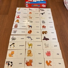 子供用　英語パズル　4セットの画像