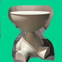 サイドテーブル　植物の置き台の画像