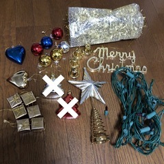 クリスマスツリーセット90cmライト付きの画像