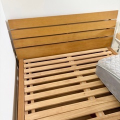 【お話中】ベッドフレーム　ダブルサイズ　お譲りしますの画像