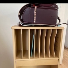 ランドセルラック　リビング収納の画像