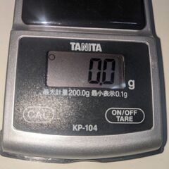 TANITA、ポケットスケールKP-104、中古品の画像