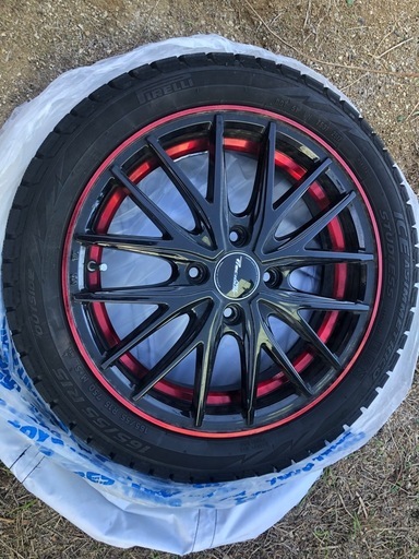 ホイール付き☆スタッドレスタイヤ 165/55 R15  2017年製