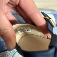 ラコステのベビーサンダルの画像