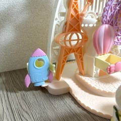 シルバニアファミリー お城のゆめいろゆうえんち 人形セットの画像