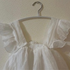 ホワイト レース ビスチェ シアーの画像